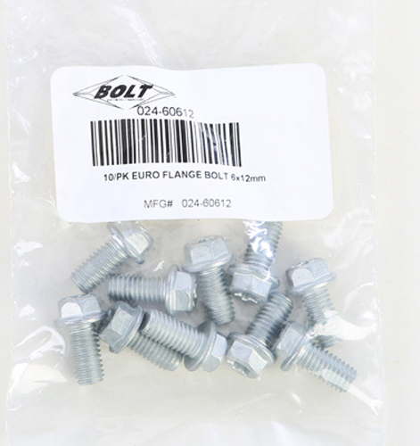 Bolt MC Hardware - Bolt MC Hardware 8mm Flange Bolt - M6 x 12 - Dacromet Plated - EU612.W11-STL