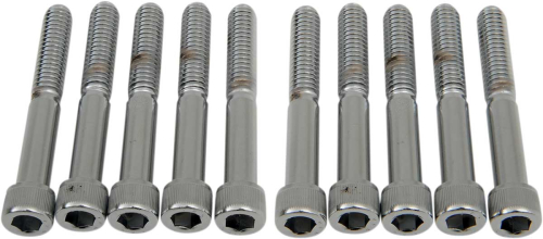 Drag Specialties - Drag Specialties Coarse-Thread Socket-Head Bolts - 5/16in.-18 x 2 1/4in. - MPB222