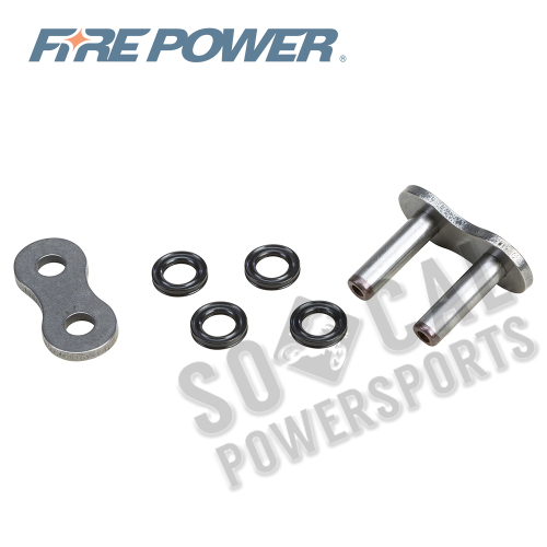 Fire Power - Fire Power Rivet Master Link for 525 X-Ring Heavy Duty Chain - Natural - 525FPX-MLJ