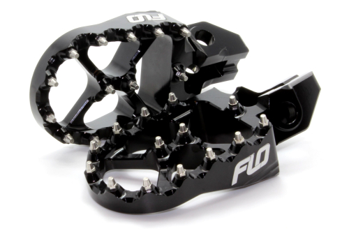 Flo Motorsports - Flo Motorsports Pro Series Foot Pegs - Black - FPEG-795-2 BLK