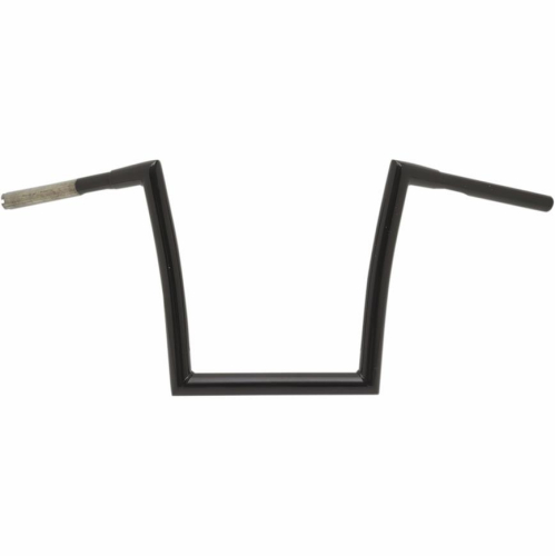 Todds Cycle - Todds Cycle 1-1/4in. Strip Handlebar - 14in. - Gloss Black - 0601-3133