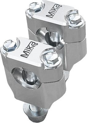 Mika Metals - Mika Metals Universal Bar Mounts - 1 1/8in. - Silver - SILVER MK-SI-118