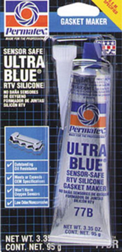 Permatex - Permatex Ultra-Blue RTV Silicone Gasket Maker - 3.35oz. Tube - 81724
