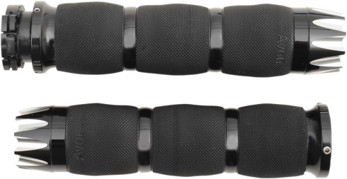 Avon Grips - Avon Grips Air Cushioned Excaliber Grips - Black - MT-AIR-90-AN-EX