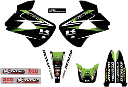 DCOR - DCOR Team Green Graphics and Trim Kit - 10-20-514