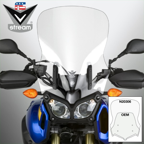 National Cycle - National Cycle VStream Windshield - 24.25in./Clear - N20306