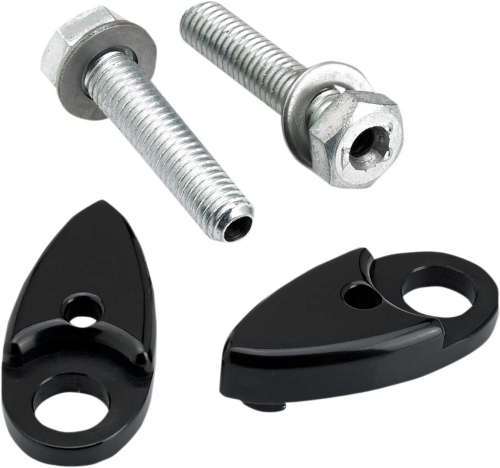 Joker Machine - Joker Machine Adapter Plates for Side Rail-Mount Marker Lights - Black - 05-55-3B