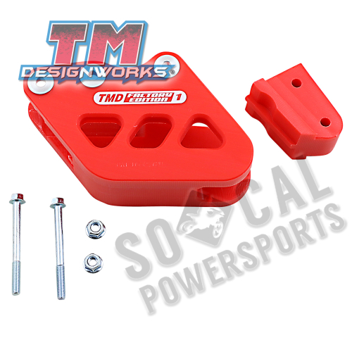 T.M. Designworks - T.M. Designworks Factory Edition 1 Rear Chain Guide - Red - RCG-CRM-RD