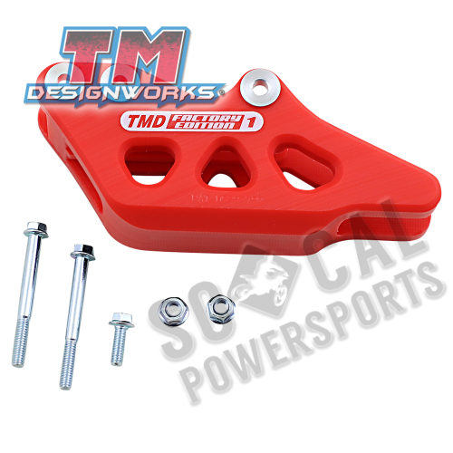 T.M. Designworks - T.M. Designworks Factory Edition 1 Rear Chain Guide - Red - RCG-CR3-RD