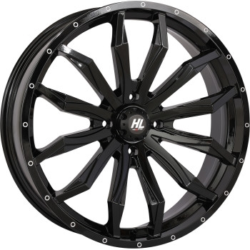 High Lifter Products - High Lifter Products HL21 Front/Rear Wheel - 14x7 - 4+3 Offset - 4/156 - Gloss Black/Machined - 22HL21-1256