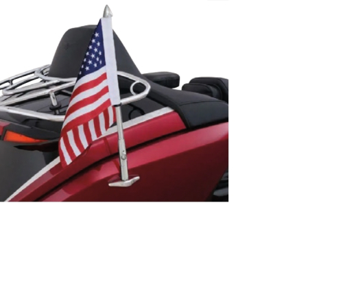 Show Chrome - Show Chrome Folding Flag Pole - Chrome - 52-973