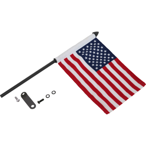 Show Chrome - Show Chrome Flag Pole - Black - 44-106BK