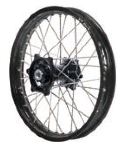 Dubya - Dubya MX Rear Wheel with DID DirtStar Rim - 2.15x18 - Black Hub/Black Rim - 70-4061BB