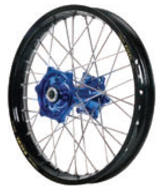 Dubya - Dubya MX Front Wheel with DID DirtStar Rim - 1.60x21 - Blue/Black - 70-4101DB