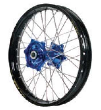 Dubya - Dubya MX Rear Wheel with DID DirtStar Rim - 2.15x19 - Blue/Black - 70-4119DB