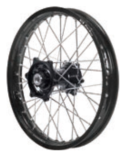 Dubya - Dubya MX Rear Wheel with DID DirtStar Rim - 2.15x19 - Black Hub/Black Rim - 70-4067BB