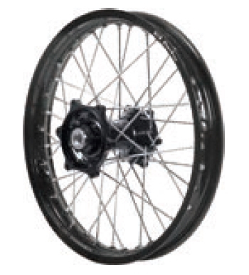 Dubya - Dubya MX Rear Wheel with Excel Rim - 1.60x14 - Black Hub/Black Rim - 70-3184BB