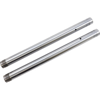 Custom Cycle - Custom Cycle 43mm Hard Chrome Inverted Fork Tubes - Stock - 719066
