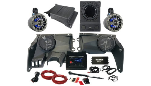 NavAtlas - NavAtlas Speaker POD Zone 5 Audio Kit for Can-Am X3 - X35ZONE5