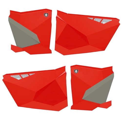 Pro Armor - Pro Armor Suicide Doors without Cut Outs - Red - P2218D003RD
