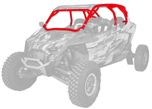 Pro Armor - Pro Armor Pro R Cage - Red - P2112C054RD