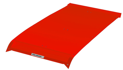 Pro Armor - Pro Armor Aluminum Cage Roof with Light Bar Pocket - Red - P2112R138RD