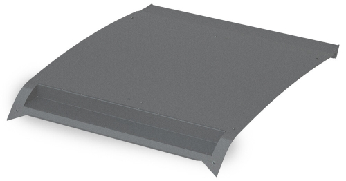 Pro Armor - Pro Armor Pro XP Aluminum Roof with Light Bar Pocket - Titanium Matte Metallic - P199R138TMM