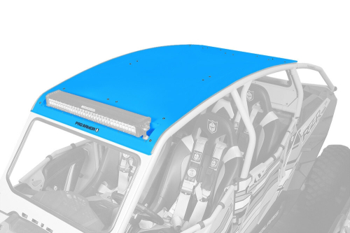Pro Armor - Pro Armor Aluminum Roof with Light Bar Pocket - Sky Blue - P144R121SB
