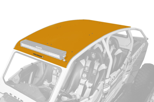 Pro Armor - Pro Armor Aluminum Roof with Light Bar Pocket - Orange Rust Metallic - P144R121ORM