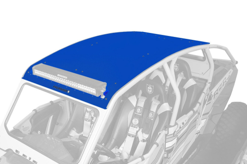 Pro Armor - Pro Armor Aluminum Roof with Light Bar Pocket -Polaris Blue - P144R121PB