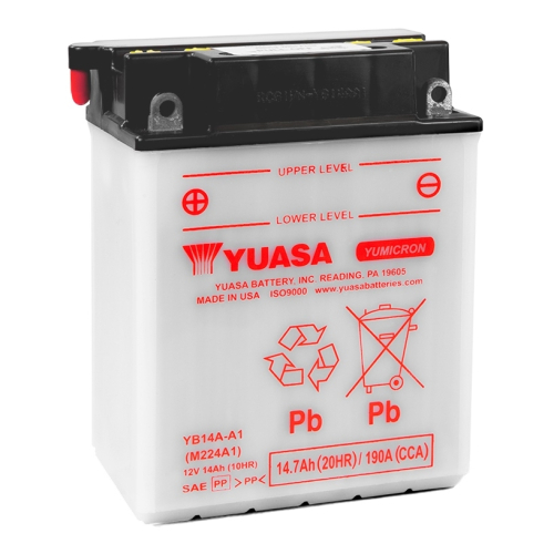 Yuasa - Yuasa Yumicron Battery - YB14A-A1 - YUAM224A1IND