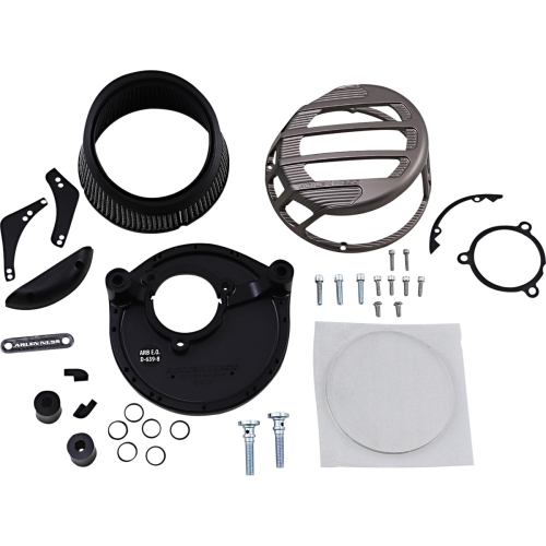 Arlen Ness - Arlen Ness Sidekick Air Cleaner - Titanium Anodized - 81-312