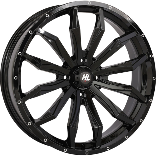High Lifter Products - High Lifter Products HL21 Front/Rear Wheel - 22x7 - 4+3 Offset - 5/4.5 - Gloss black - 22HL21-1245