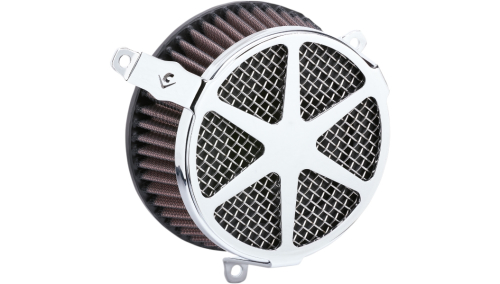 Cobra - Cobra Air Cleaner Kit - Spoke - Chrome - 606-0104-04-SB