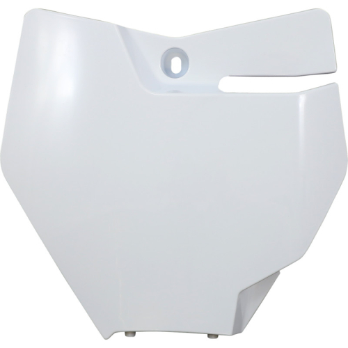 UFO Plastics - UFO Plastics Front Number Plate - White - GG07116-041