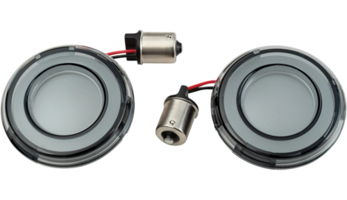 Kuryakyn - Kuryakyn Tracer LED Rear Turn Signal Conversions - 1156 bulb - Red - Smoke Lens - 2907