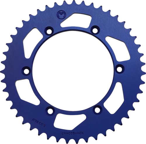 Moose Racing - Moose Racing Aluminum Rear Sprocket - 47T - 1211-822-47-12