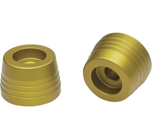 Kuryakyn - Kuryakyn Lodestar Handlebar Sliders - Gold - 3809