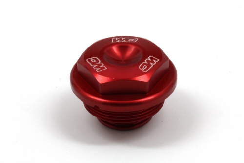 Works Connection - Works Connection Rear Master Cylinder Cover - Red - 21-765