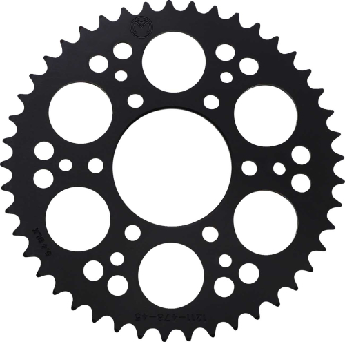 Moose Racing - Moose Racing Aluminum Rear Sprocket - 45T - 1211-478-45-10