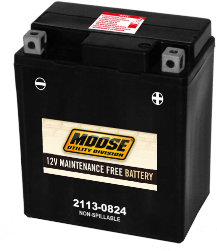 Moose Utility - Moose Utility Factory-Activated AGM Maintenance-Free Battery - YTX7L - 2113-0824