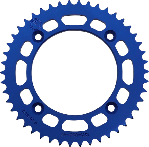 Moose Racing - Moose Racing Aluminum Rear Sprocket - 46T - 1211-895-46-12