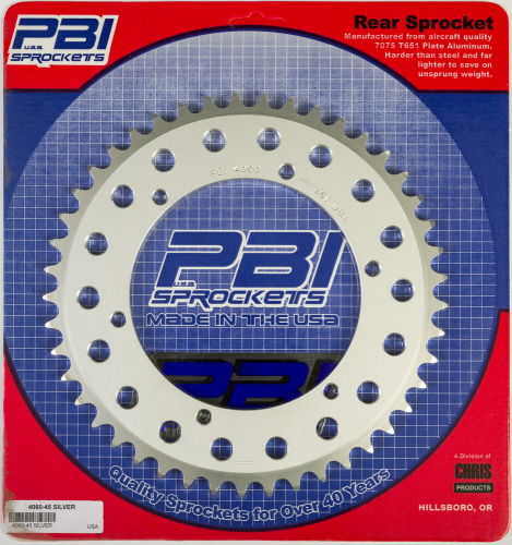 PBI - PBI Aluminum Rear Sprocket - 45T - 4060-45