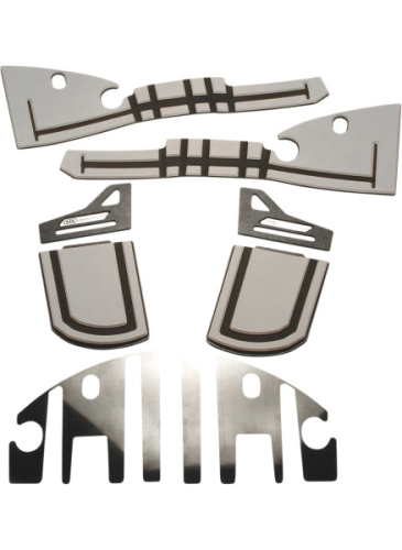 Hardstreet - Hardstreet Ryt-There Shelf Set - Round - Gray - 1033-SBSH-IN-GB