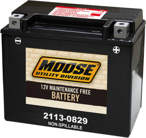 Moose Utility - Moose Utility Factory-Activated AGM Maintenance-Free Battery - YTX20HL - 2113-0829