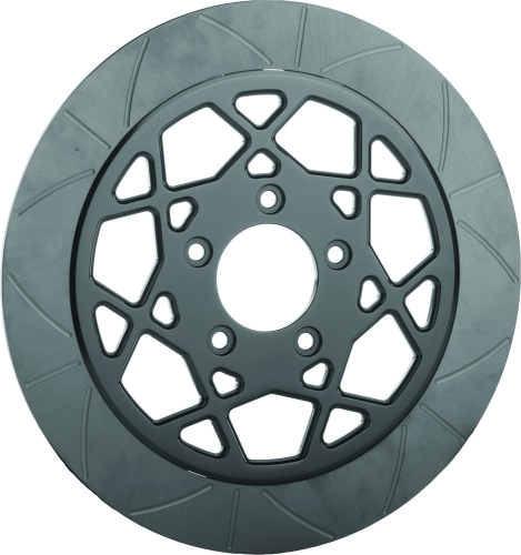 Lyndall Racing Brakes - Lyndall Racing Brakes Smooth TT Tracker Front Rotor - 11.8in. - Black/Black - 1103-1151
