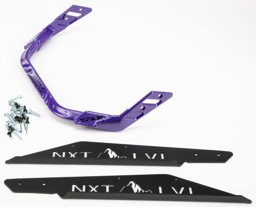 Skinz Protective Gear - Skinz Protective Gear NXT LVL Rear Bumper - Black/Purple - NXPRB226-FBK/PCP