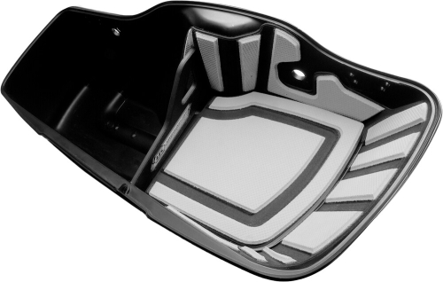 Hardstreet - Hardstreet Ryt-There Saddle Bag Shelf Set - Black/Gray - HSL-1024-SBSH-HD-GB