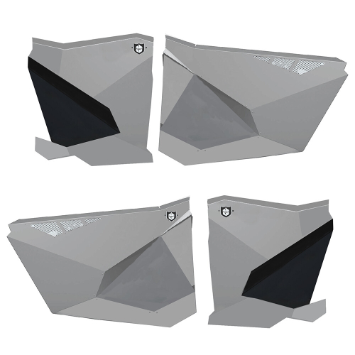 Pro Armor - Pro Armor Suicide Doors without Cut Outs - Silver Metallic - P1910D003SSM