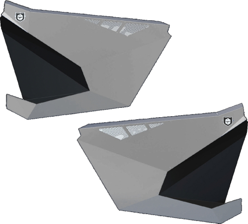 Pro Armor - Pro Armor Suicide Doors without Cut Outs - Silver Matte Metallic - P199D003SSM